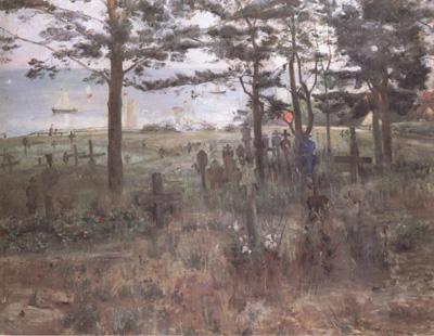 Lovis Corinth Fishermen's Cemetery at Nidden (nn02) oil painting picture